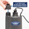 Superior Pump 91330 2400GPH Thermoplastic Submersible Utility Pump with 10-Foot