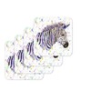 Coaster Zebra Wildlife animal Coasters Watercolour Art Gift Work Office