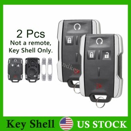 Unbranded 2 For 2014 2015 2016 2017 GMC Sierra 1500 2500 3500 Remote Key Fob Case Shell