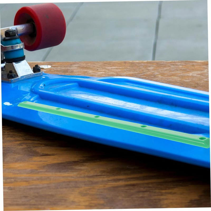 Outanaya 2pcs Dualhead Skateboard Rail Guards Impact-Resistant Rib Bones Rail