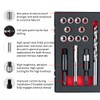 SENNMONN 3/8-16 SAE Thread Repair Kit with Insert HSS Drill,