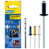 Rapid Blind Rivets Coloured Diameter 4.8 mm 9-12 mm Clamping