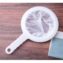 Sowaka 300 Mesh Food Strainer Nylon Colander with Handle Portable Strainer Tool for Filtering Juice Coffee Milk Honey Wine Oil Soy Kitchen Cold Water Precipitation