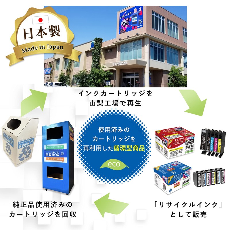 JIT JIT-NC340BXL Compatible with Canon BC-340XL, Extra Volume, Recycled Ink,