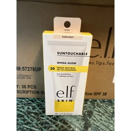 e.l.f. Skin Suntouchable Whoa Glow Sunlight Sunscreen SPF 30 1.7oz Exp. 04/26