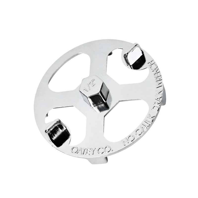 Delixike 42239 Shower Drain Strainer/Shower Drain Wrench （Stainless Steel）
