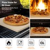 Small 10x10 Inch Cordierite Pizza Stone for RV Camper Oven