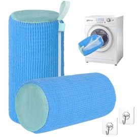 Shoes Wash Bag Trainers, Shoes for Washing Machine, Shoe Wash Bag, Reusable Wash Bag, with Zip Shoes Laundry Bag, Mesh Shoes Laundry Bag for Trainers