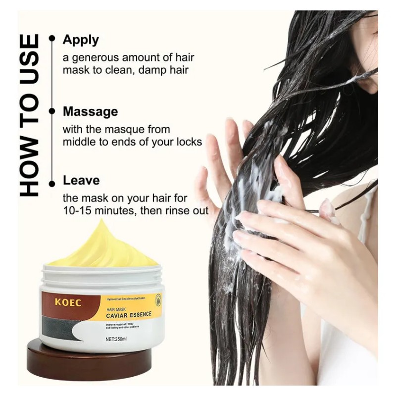 Mascarilla Acondicionadora Para Cabello B Caviar Essences Qu