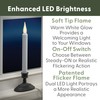612 Vermont LED Electric Window Candles with Sensor Dusk to