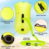 LeKaufen 28L Swim Buoy Swim Safety Float Waterproof Dry Bag