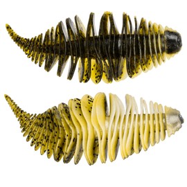 THKFISH Soft Swimbait Soft Plastic Fishing Lures Bass Lures Swim Baits Lures for Bass Fishing Worms for Bass Trout Walleye 3.94in*5pcs