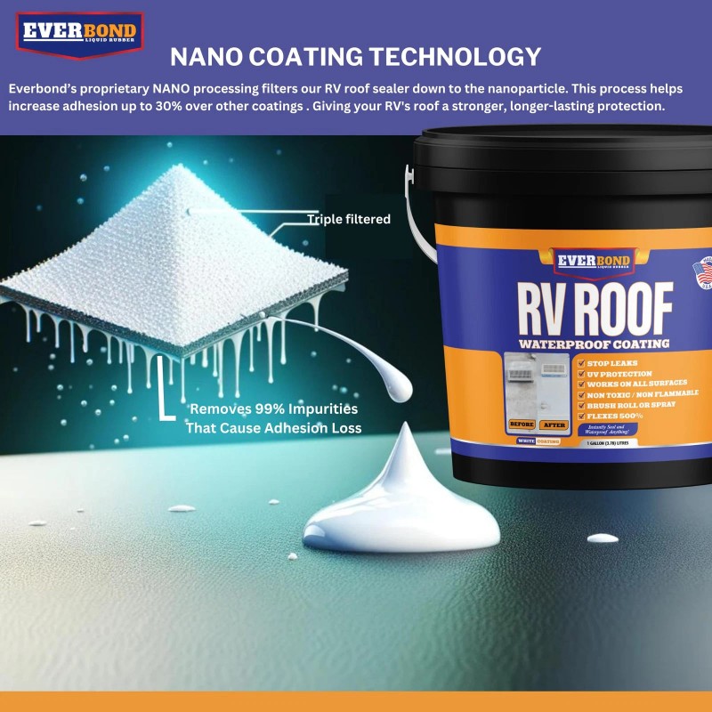 RV Roof Waterproof Coatings RV Roof Sealant Solar Reflective Sealant