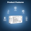GLEDOPTO WiFi Controller LED Strip WW/CW DC12-24-54V Light Strip Controller