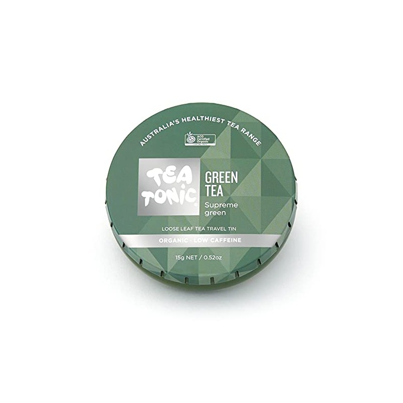 Green Tea Loose Leaf Travel Tin