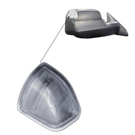 Replacement Passenger Right Side Door Towing Mirror Turn Signal Light Lamp Indicator for RAM 1500 2500 3500 from 2019 to 2023