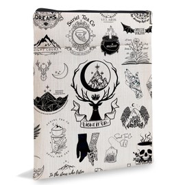 Fantasy Novel Inspired Book Sleeve, Book Sleeve for Book Lovers Book Inspired Gift, Book Sleeves Gift, Book Protector with Zipper Bag for Book Lover Bookish Gift 6JB06