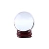 Outbit Clear Crystal Ball 40 mm Natural Quartz Clear Magic