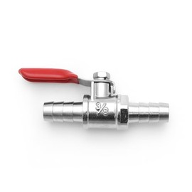 Metal Inline Fuel Valve Petcock - 3/8" - Motorcycle Fuel Diesel Gas Petrol Oil