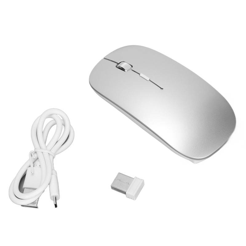 Wireless Mouse 2.4GHz Connection Mute Click High Sensitivity Optical Tracking