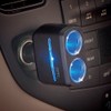 セイワ(SEIWA) 車内用品 シガーソケット増設分配器 イルミソケット2F 2連ソケット マットブラック F194
