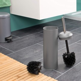 bremermann Rialto Toilet Brush Stand Stainless Steel / Metal (Grey)