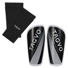 TAGVO Football Shin Pads for Kids, Shin Pads and Shin Pads for Boys Girls, Football Equipment for Football Games, EVA Cushion Protector Reduces Shock and Injury