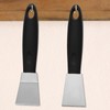 2pcs Professional 3D Printer Scraper Set, Stainless Steel Paint Straight
