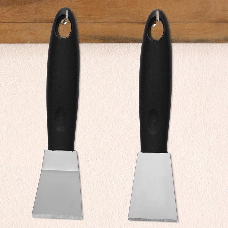 2pcs Professional 3D Printer Scraper Set, Stainless Steel Paint Straight