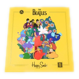 Happy Socks Men's Beatles LP Collector's Box Socks, Assorted, Print, One Size