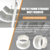 Reducer Reducer Connector for Ventilation Round Pipe Ventilation Systems ABS