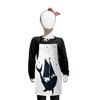 Lunarable Nautical Apron, Shark Sails with a Boat and Constellation