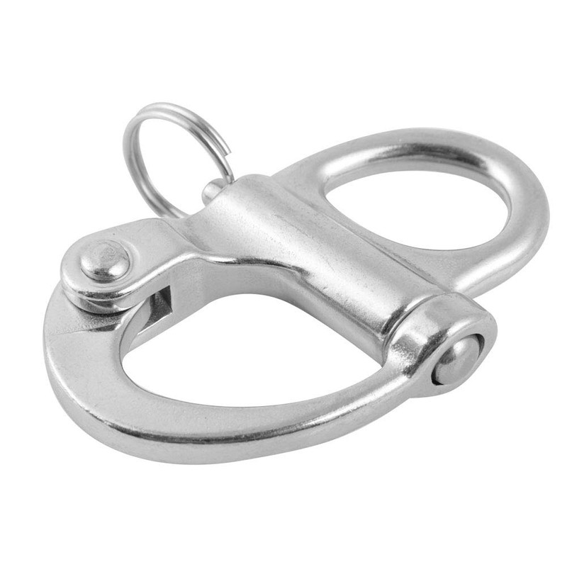 Walfront Marine Boat Rigging Stainless Steel Fixed Snap Shackle Quick