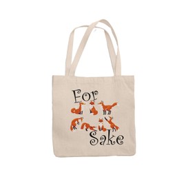 Super Lemon For Fox Sake Tote Reuseable Shoulder Shopping Bag Novelty Present Gift Printed Eco-Friendly Stylish Long Handled Tote