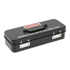Keystone Storage Case Box, Matte Black, Height: Approx. 1.8 inches (4.5 cm), Width: Approx. 8.3 inches (21 cm), Depth: Approx. 3.1 inches (8 cm)