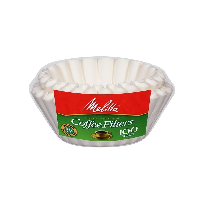 Melitta 629552 8 To 12 Cup White Basket Coffee Filters