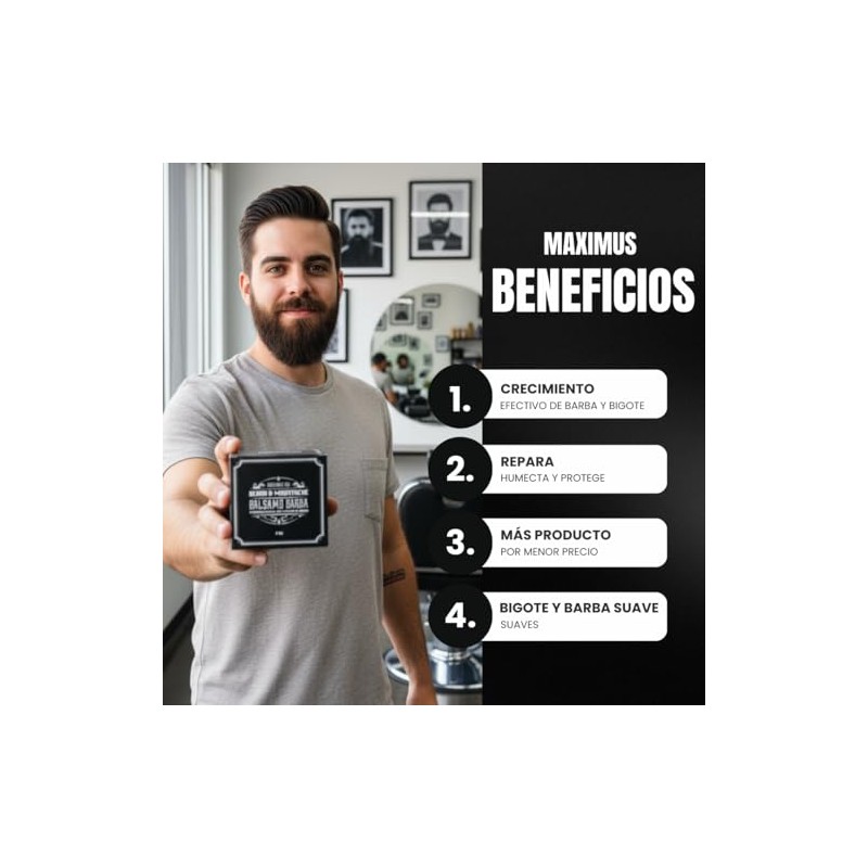 Kit Tratamiento 3 Meses para Barba Escasa y con Huecos
