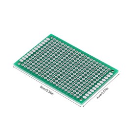 10 Pieces 4 x 6 cm Double Sided Prototyping DIY Soldering Universal Printed PCB Board Electronic Components