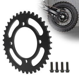 RUTU 420 Chain Sprocket Rear Sprocket 37 Tooth 76mm for Chinese 50 70 90 110 125 140cc 150 160 170 Cc Apollo RFZ CRF50 XR50 SDG IMR SSR YCF Kayo Thumpstar Coolster Pit Dirt Motor Bike Motorcycle