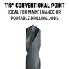 Drill America - DWDRSD7/8 7/8" Reduced Shank High Speed Steel