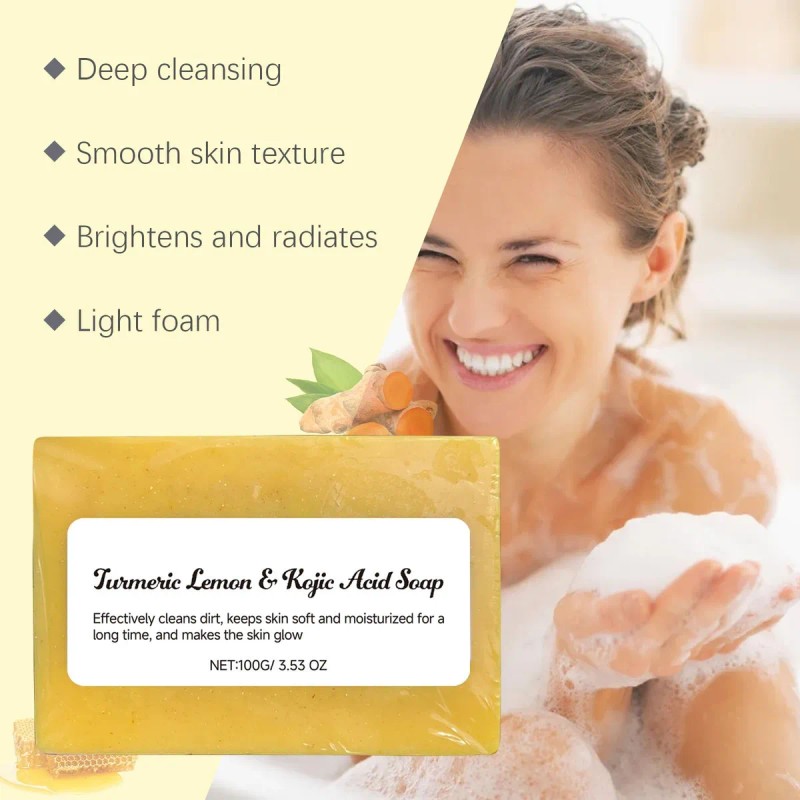 Tabletas De Limón Y Cúrcuma X Soap, Limpiadoras, Faciales Y