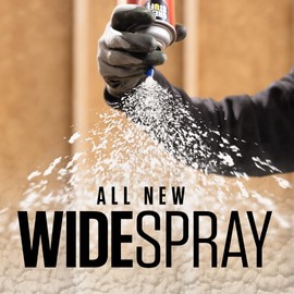 Great Stuff Wide Spray Foam Insulation Kit – Closed Cell Polyurethane Expanding Sealant for Indoor & Outdoor Use – 4 Pack, 18 oz Cans with Nozzles, Gloves, Safety Glasses