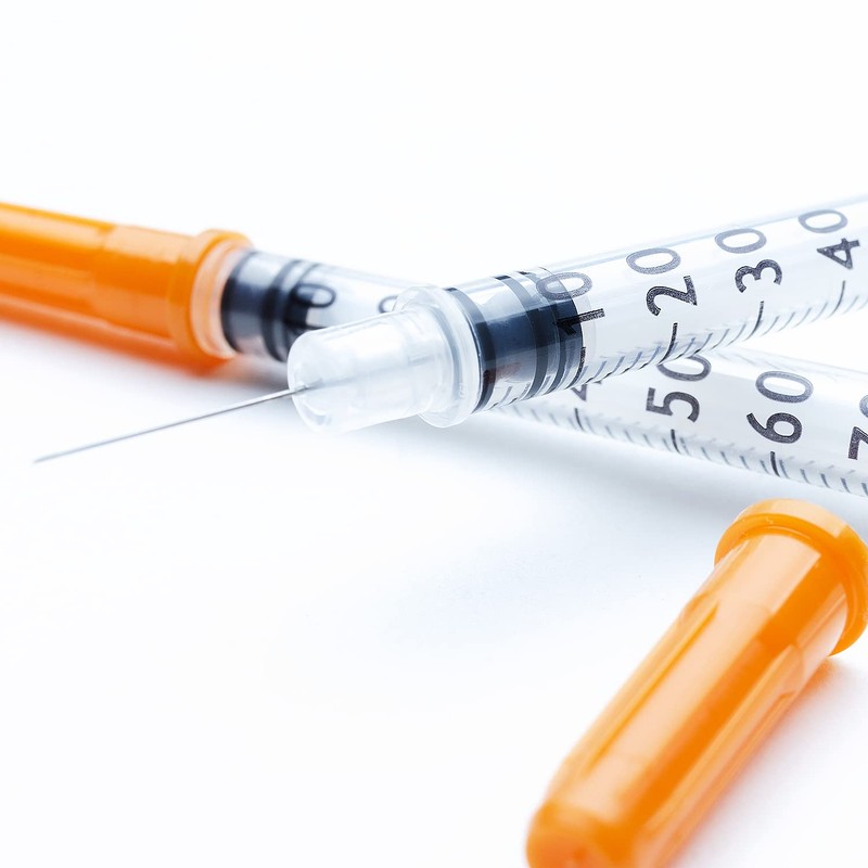 HaBeuniver 20 Pack 1ml 1cc Plastic Measuring Cylinder with 30Ga