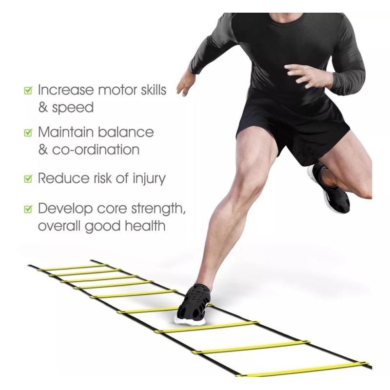 YesAll Escalera De Entrenamiento Deportivo 4.6m Envío Gratis