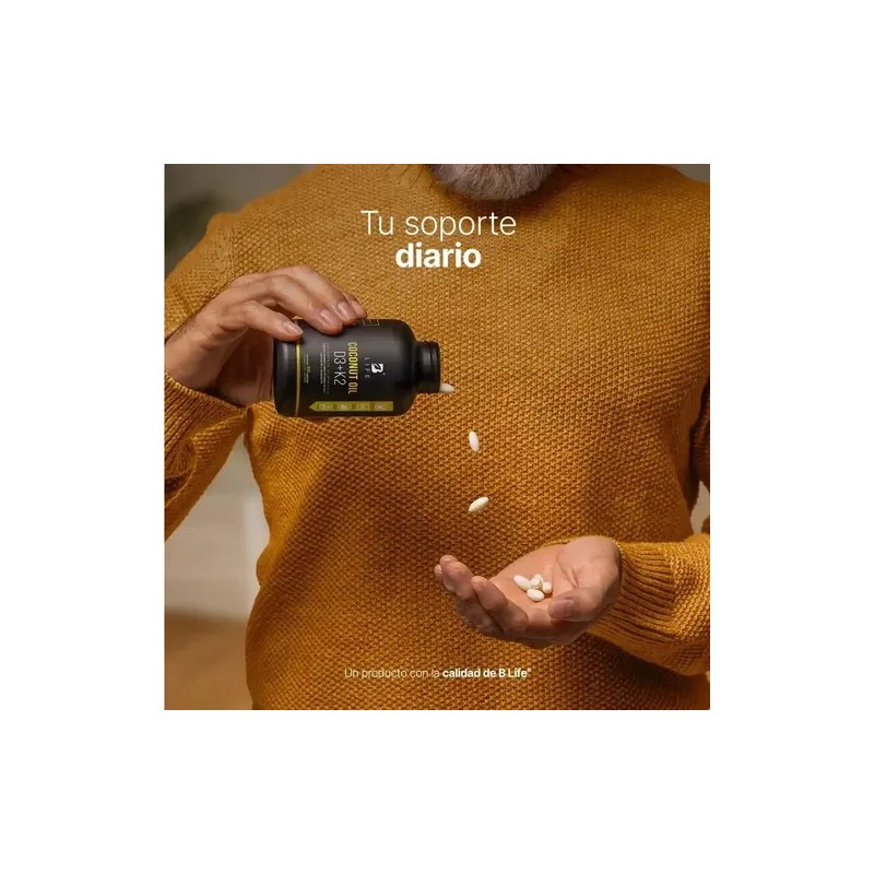 Coconut Oil D3 K2 60 Cápsulas B Life Sin Sabor