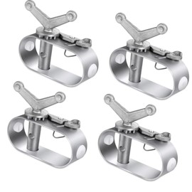 Changyeah Cable Winch Tightener Mini Winch Heavy Duty Clothesline Tightener Greenhouse Wire,4 pcs Pool Cover Winch,Replacement Metal Winch for Swimming Pool Winter Cover