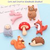 Animal Push Pins, 30PCS Cartoon Bear Bunny Thumbtack Drawing Pins