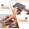 POLIWELL 6 Pack Sanding Sponge,Sanding Block of 60/80/120/180/220/400 Grit Flexible