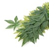 Green Artificial Plant Fake Leaves Aquarium Fish Tank Reptile Terrarium