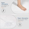 Walensee Contour Rug (20x24, White) Non Slip Bath Mat for